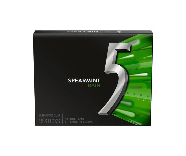 Wrigley 5 Gum Spearmint Rain package
