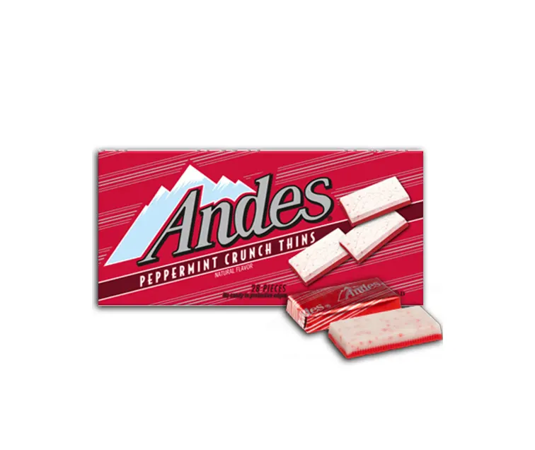 Tootsie Roll Andes Peppermint Crunch package