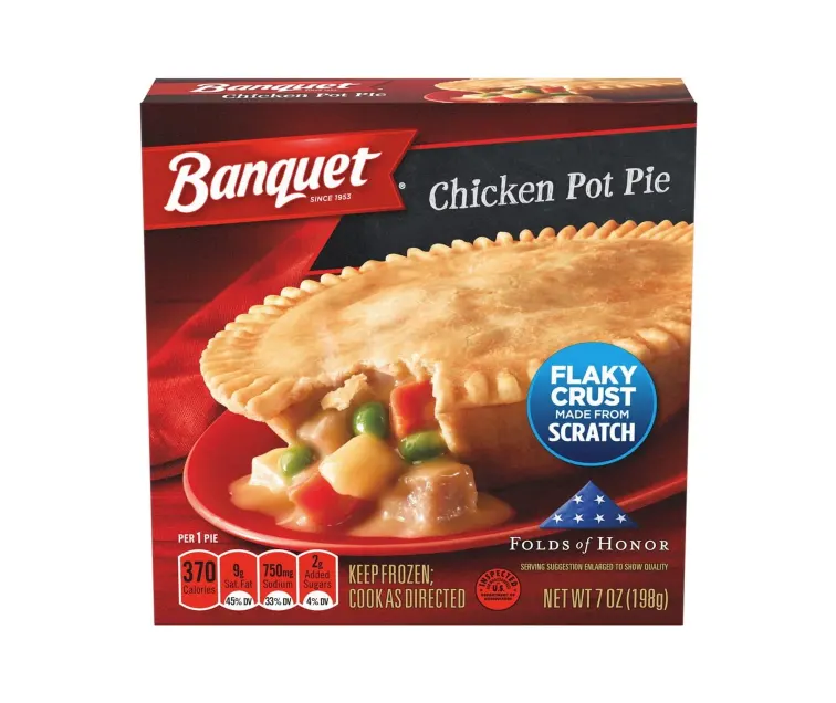 Conagra Banquet Chicken Pot Pie package