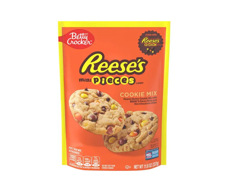 General Mills Betty Crocker Reese's Pieces Cookie Mix package