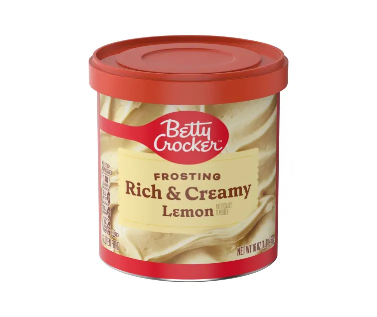 General Mills Betty Crocker Rich & Creamy Lemon Frosting package