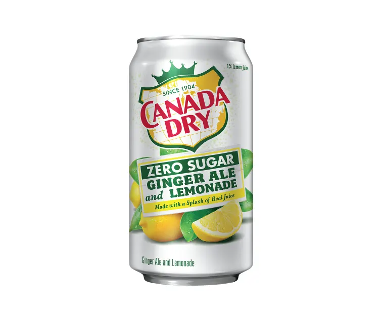 Keurig Dr Pepper Canada Dry Zero Sugar Ginger Ale & Lemonade package