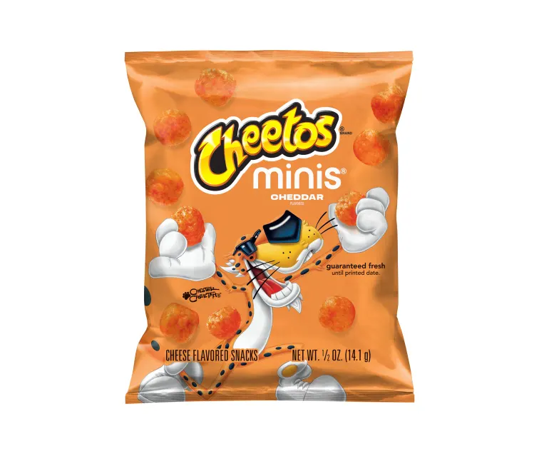 Frito-Lay Cheetos Minis Cheddar package