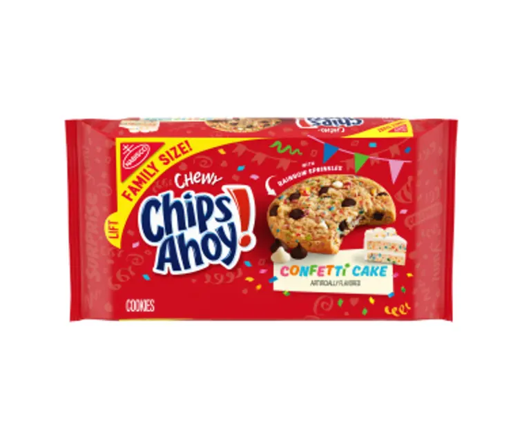Mondelēz Chips Ahoy! Chewy Confetti Cake package