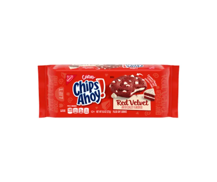 Mondelēz Chips Ahoy! Chewy Red Velvet package