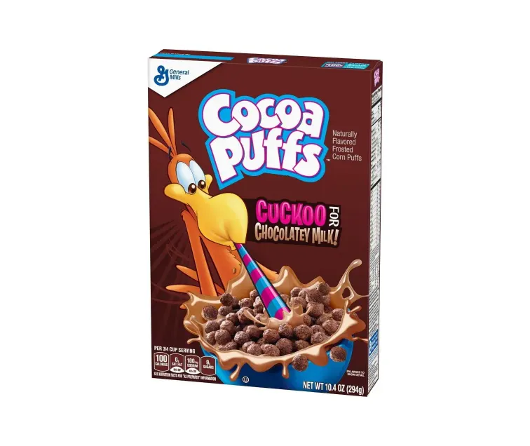 General Mills Cocoa Puffs package