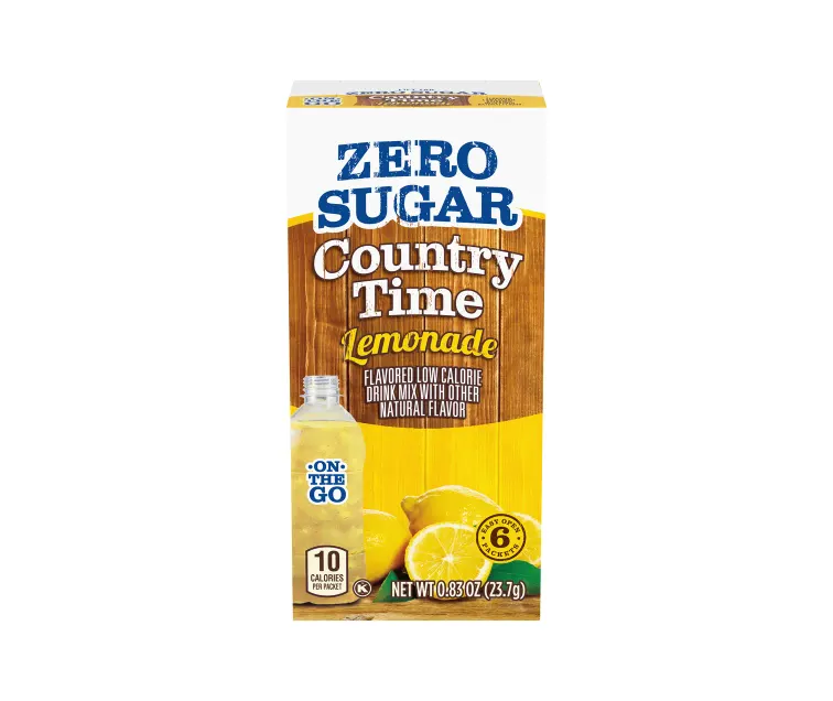 Kraft Heinz Country Time Zero Sugar Lemonade Drink Mix package