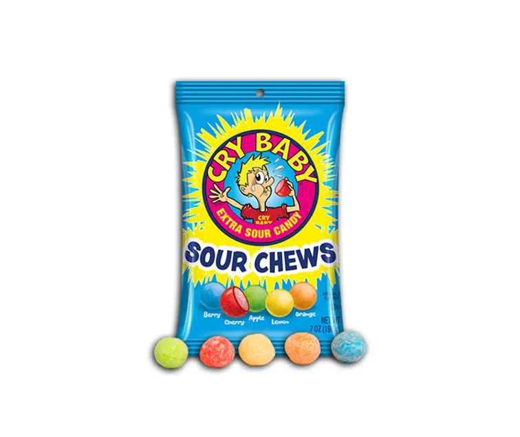Tootsie Roll Cry Baby Chews package