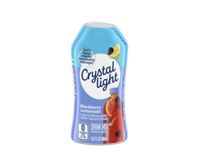 Kraft Heinz Crystal Light Blackberry Lemonade Drink Mix package
