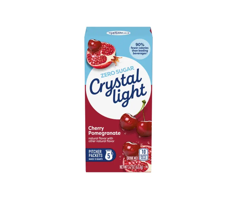 Kraft Heinz Crystal Light Cherry Pomegranate Drink Mix package