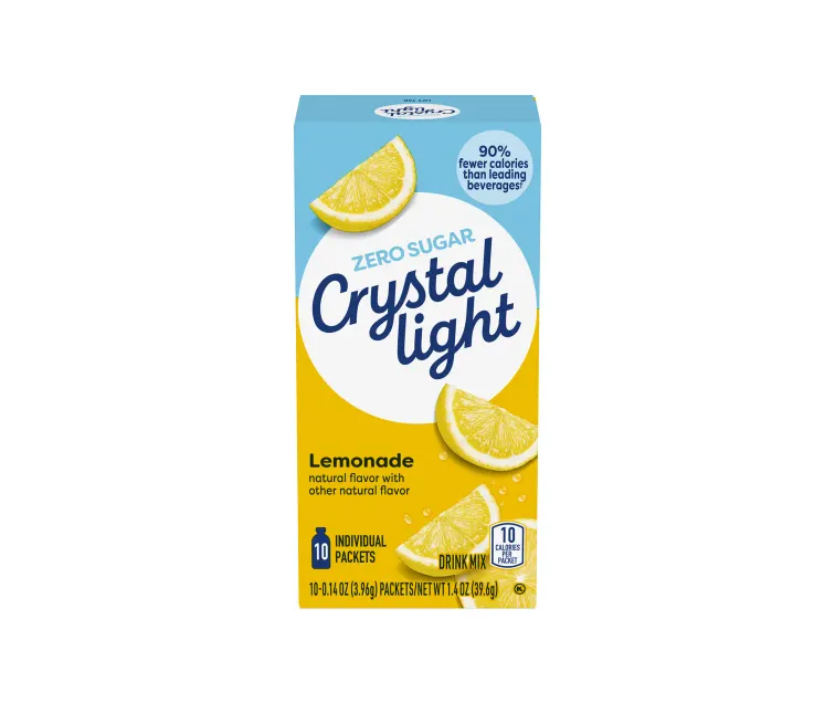Kraft Heinz Crystal Light Lemonade Drink Mix package