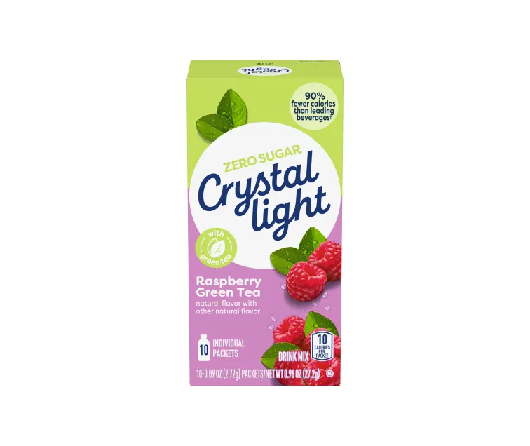 Kraft Heinz Crystal Light Raspberry Green Tea Drink Mix package