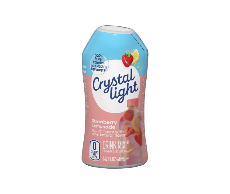 Kraft Heinz Crystal Light Strawberry Lemonade Drink Mix package