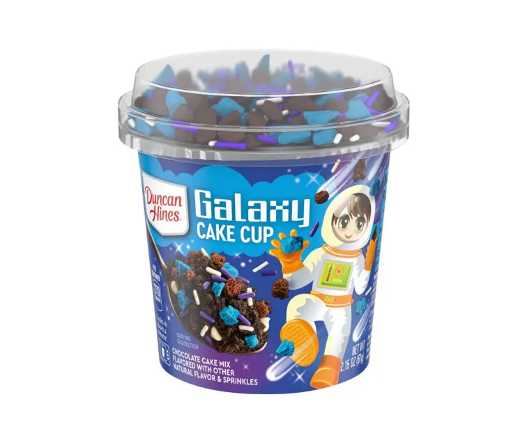 Conagra Duncan Hines Cake Cup Galaxy package