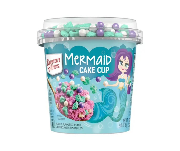 Conagra Duncan Hines Cake Cup Mermaid package