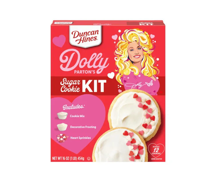 Conagra Duncan Hines Dolly Parton's Sugar Cookie Kit package