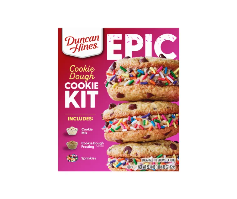 Conagra Duncan Hines Epic Cookie Dough Cookie Kit package