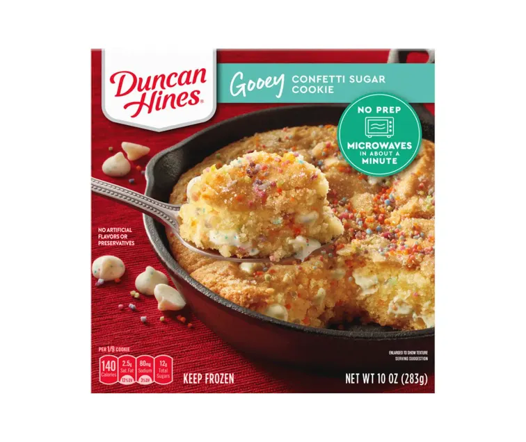 Conagra Duncan Hines Gooey Confetti Sugar Cookie Mix package