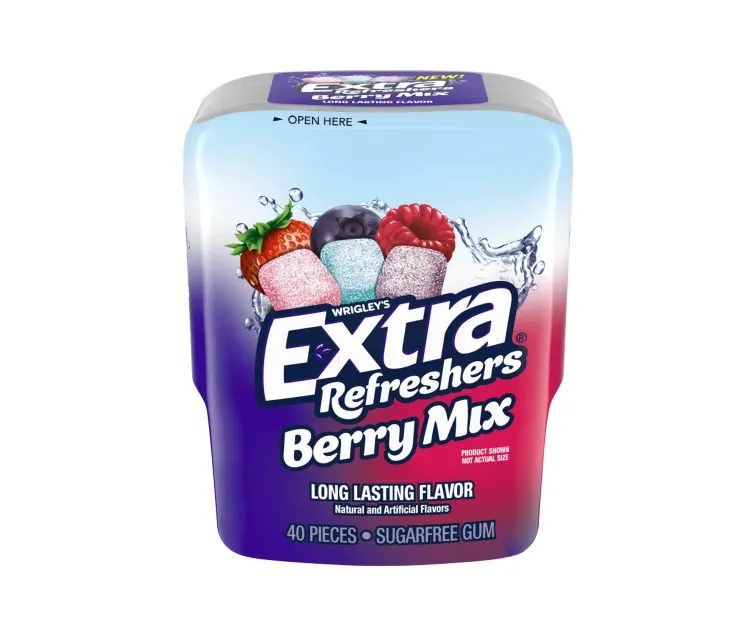 Wrigley Extra Refreshers Berry Mix package