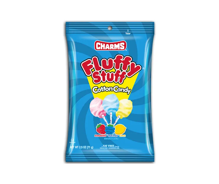 Tootsie Roll Fluffy Stuff Cotton Candy package