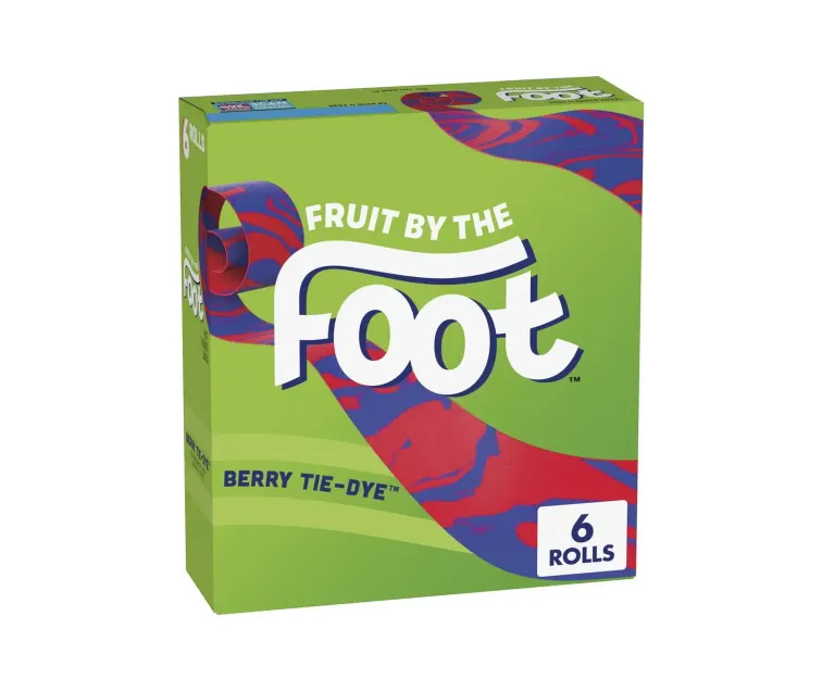 General Mills Fruit by the Foot Berry Tie-Dye package