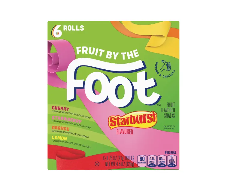 General Mills Fruit by the Foot Starburst package