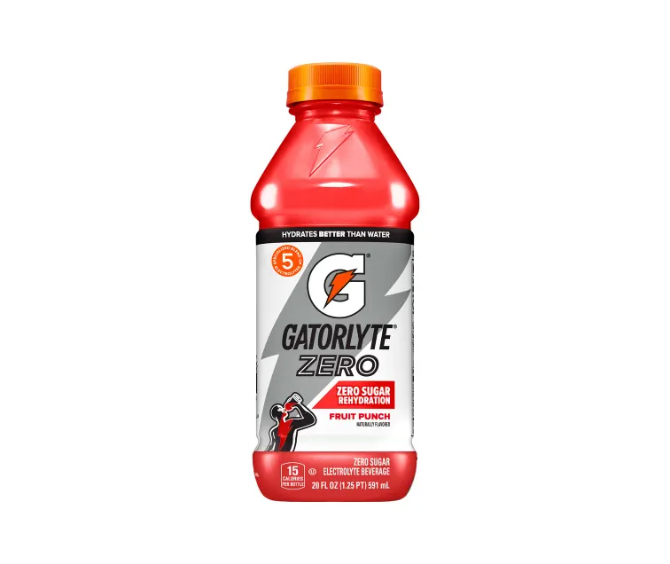 Gatorade Gatorlyte Zero Fruit Punch package