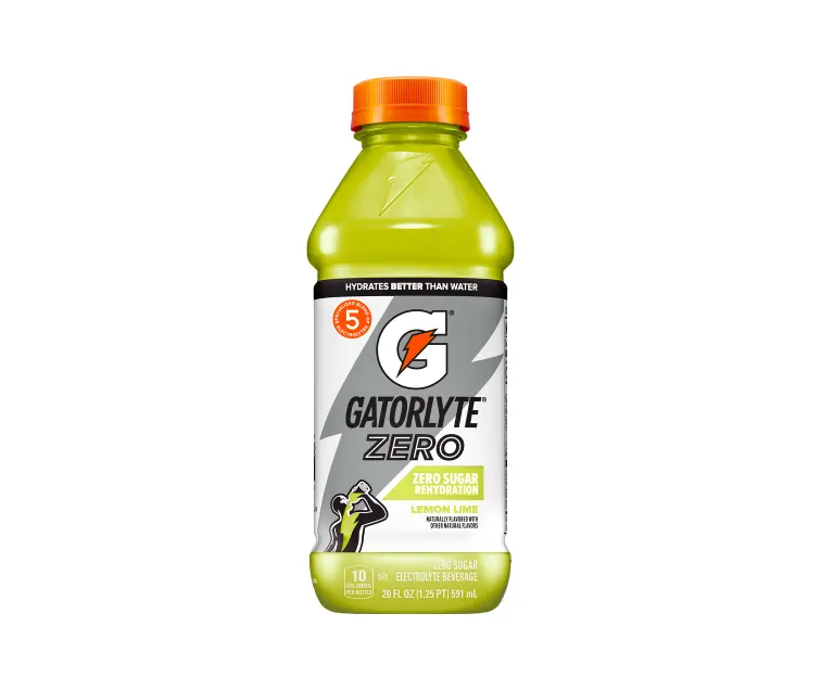 Gatorade Gatorlyte Zero Lemon Lime package