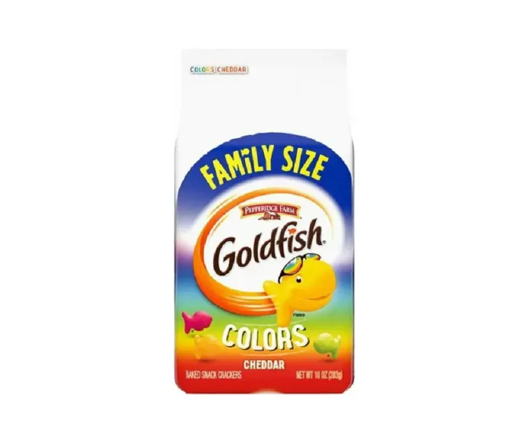 Pepperidge Farm Goldfish Colors Cheddar package
