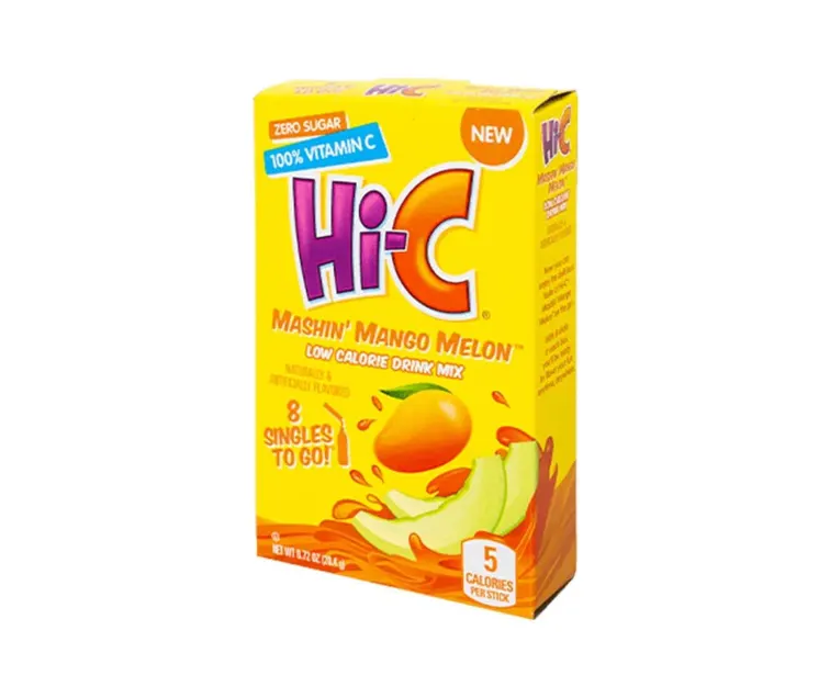 The Coca-Cola Company Hi-C Mashin' Mango Melon Drink Mix package