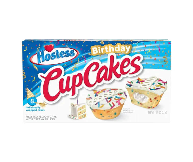Hostess Hostess Birthday CupCakes package