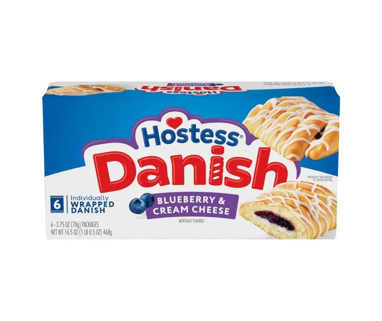 Hostess Hostess Blueberry Cheese Danish package