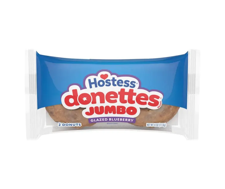 Hostess Hostess Jumbo Donettes Glazed Blueberry package