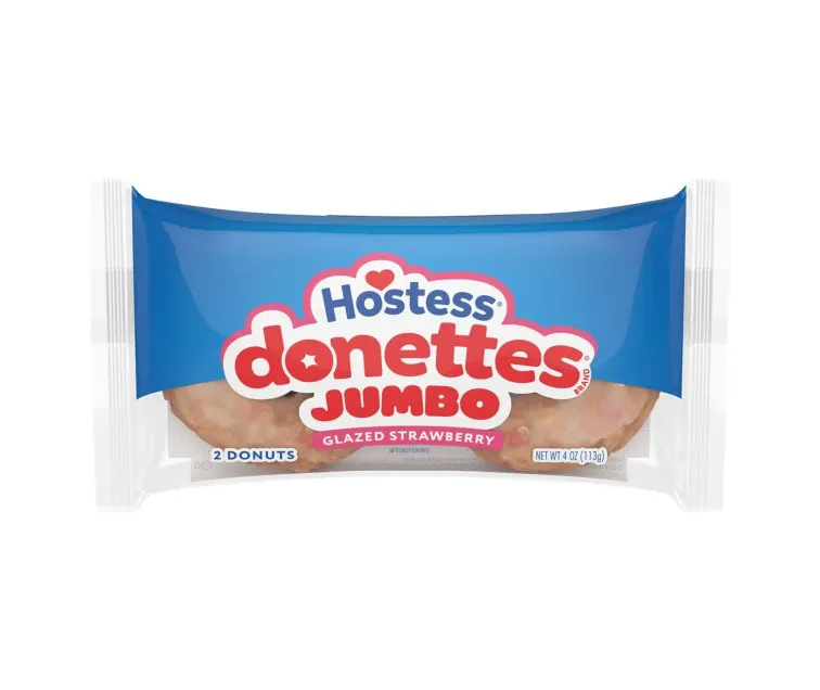 Hostess Hostess Jumbo Donettes Glazed Strawberry package