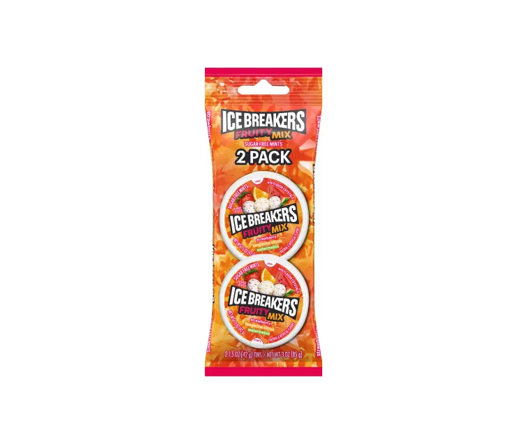Hershey Ice Breakers Fruity Mix Mints package