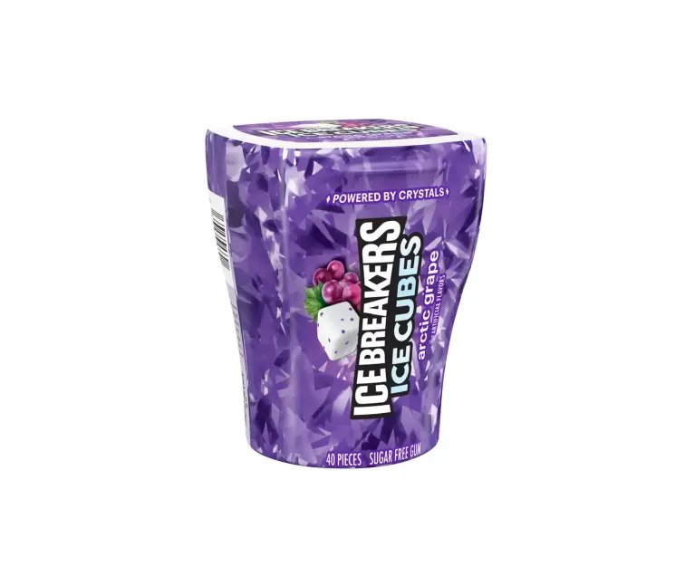 Hershey Ice Breakers Ice Cubes Arctic Grape package
