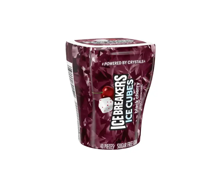 Hershey Ice Breakers Ice Cubes Black Cherry package