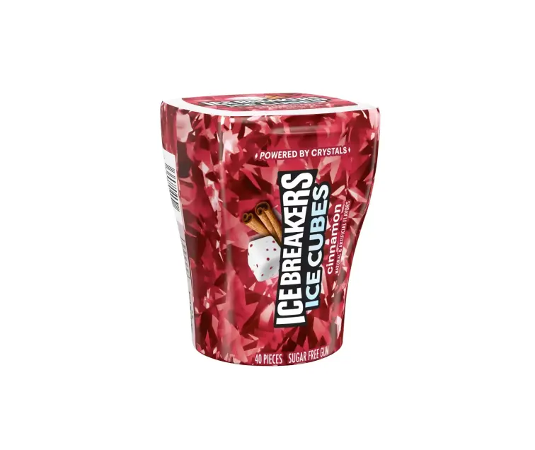 Hershey Ice Breakers Ice Cubes Cinnamon package