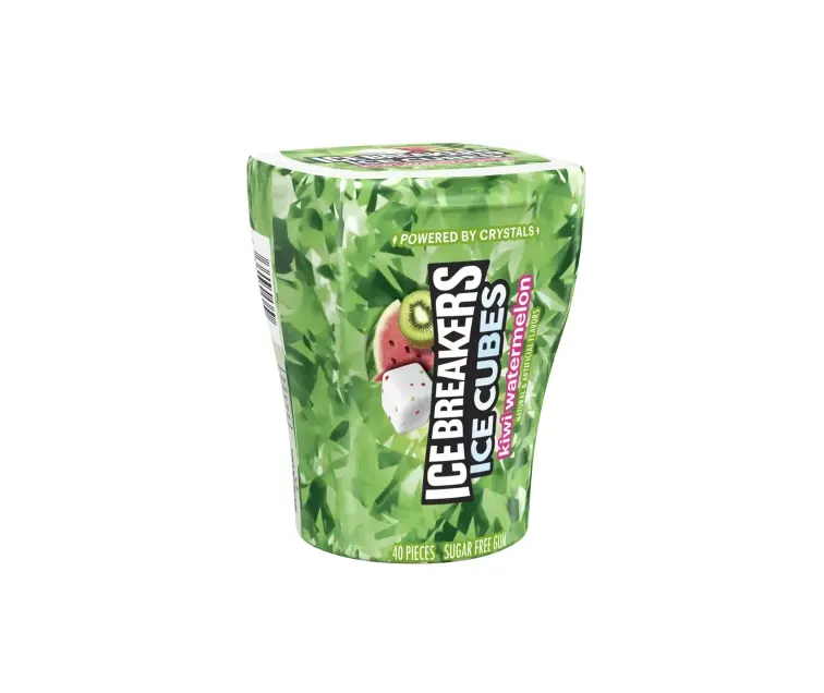 Hershey Ice Breakers Ice Cubes Kiwi Watermelon package