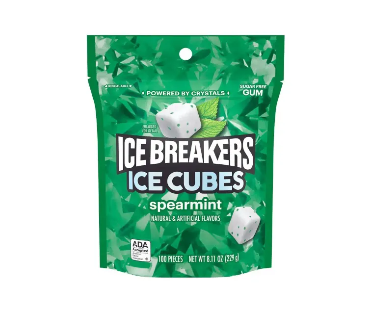 Hershey Ice Breakers Ice Cubes Spearmint package