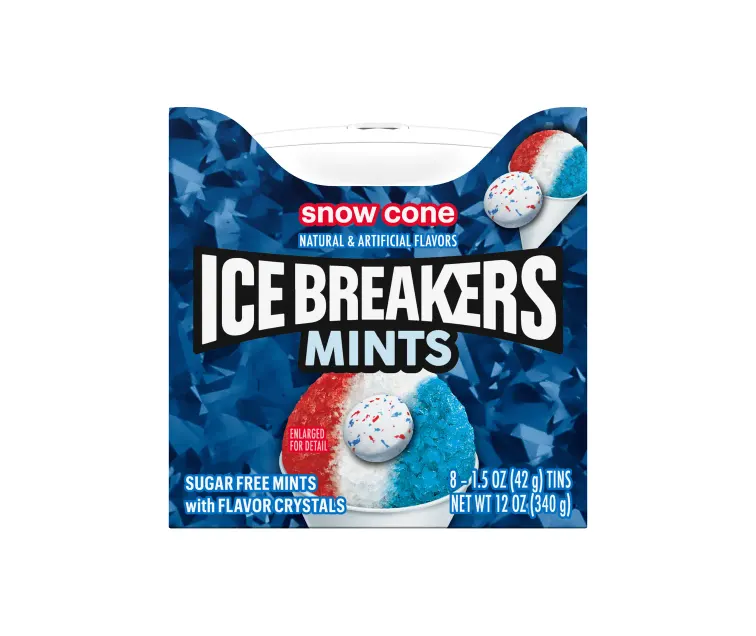 Hershey Ice Breakers Snow Cone Mints package
