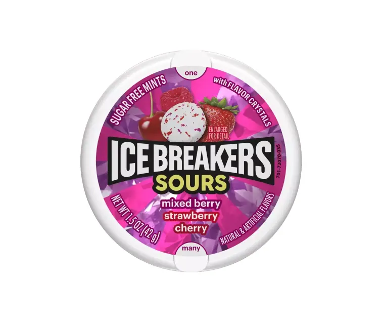 Hershey Ice Breakers Sours Mixed Berry package