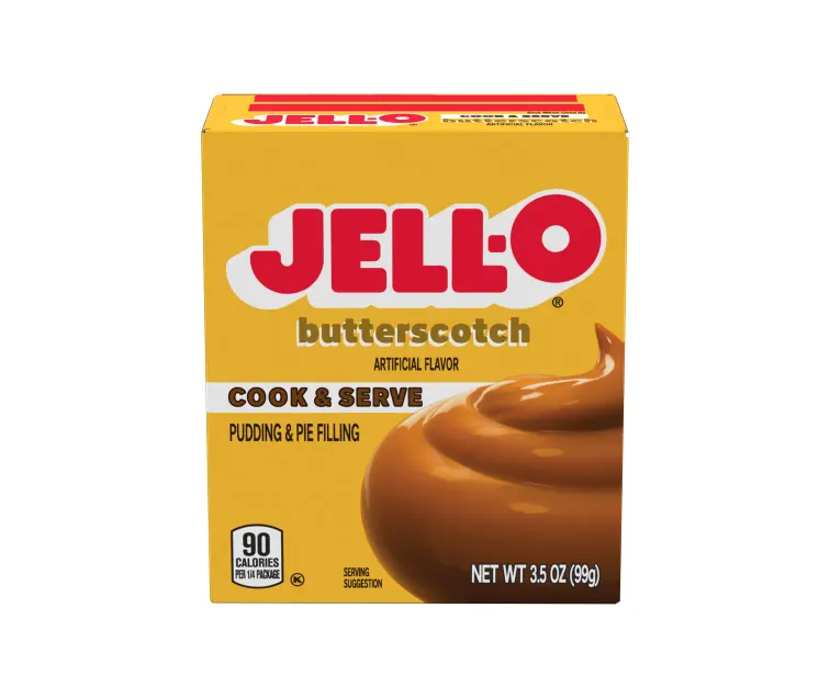 Kraft Heinz Jell-O Butterscotch Pudding package