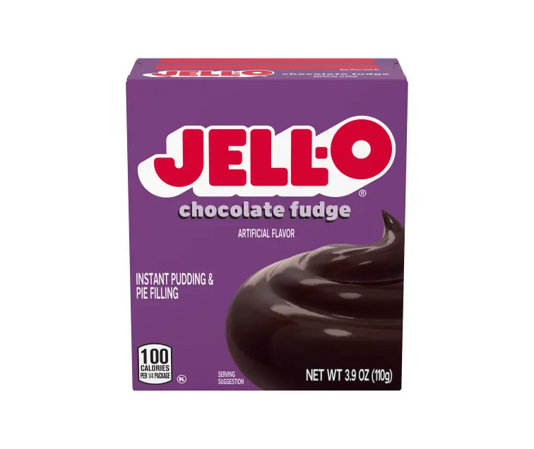 Kraft Heinz Jell-O Chocolate Fudge Instant Pudding package