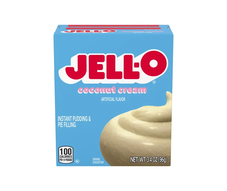 Kraft Heinz Jell-O Coconut Cream Instant Pudding package