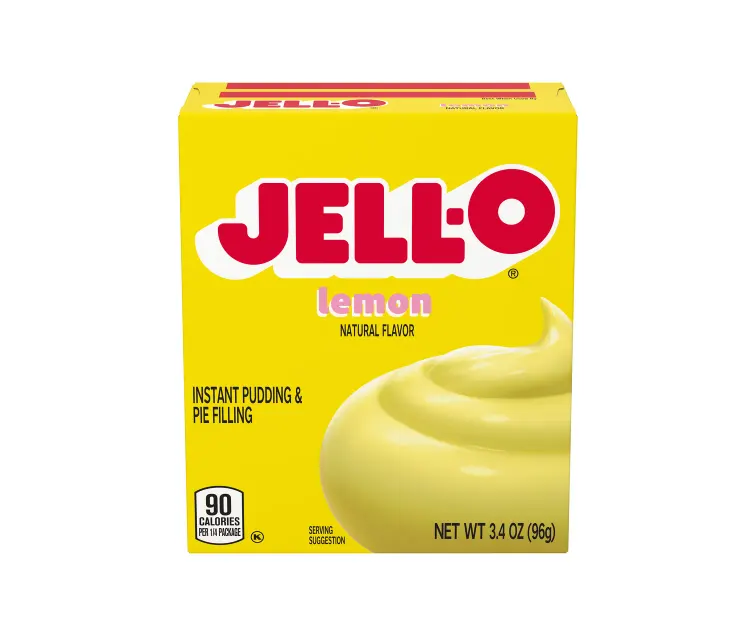 Kraft Heinz Jell-O Lemon Instant Pudding package