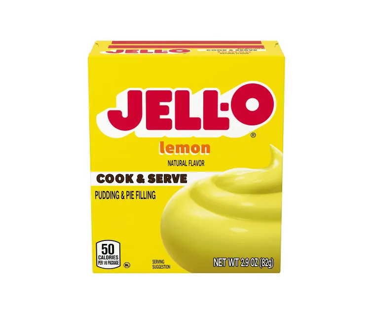 Kraft Heinz Jell-O Lemon Pudding package