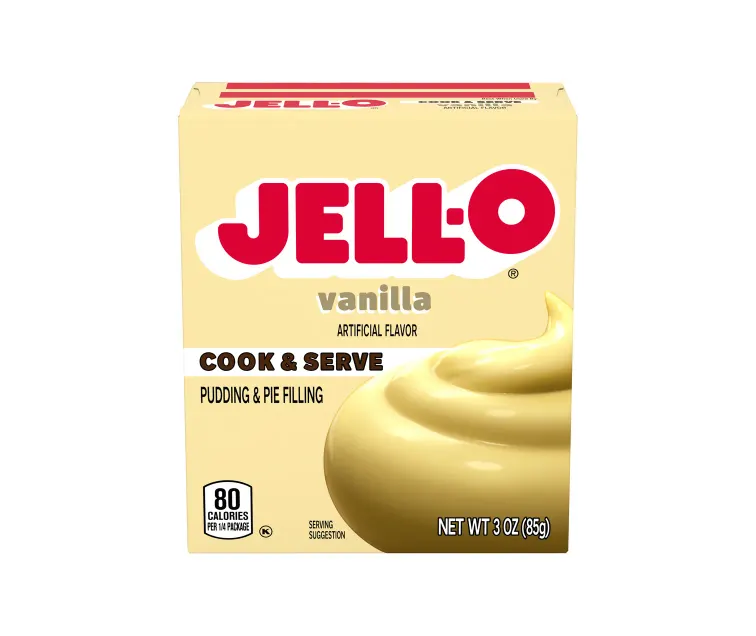 Kraft Heinz Jell-O Vanilla Pudding package