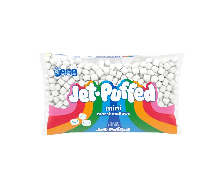 Kraft Heinz Jet-Puffed Mini Marshmallows package
