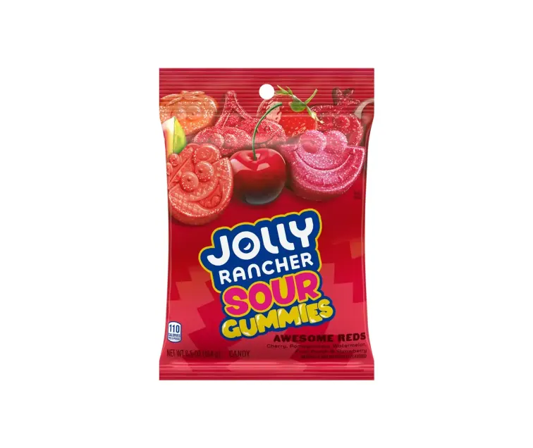 Hershey Jolly Rancher Gummies Sour Awesome Reds package
